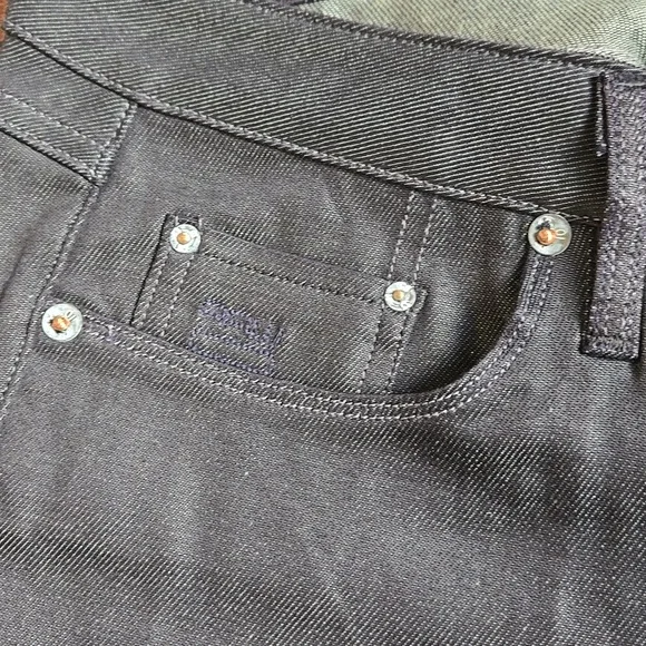 G-Star RAW 3301 Dark Wash Bell Bottom Jeans 28 x 32 NWT – Iconic Modern Flare - Picture 3 of 8